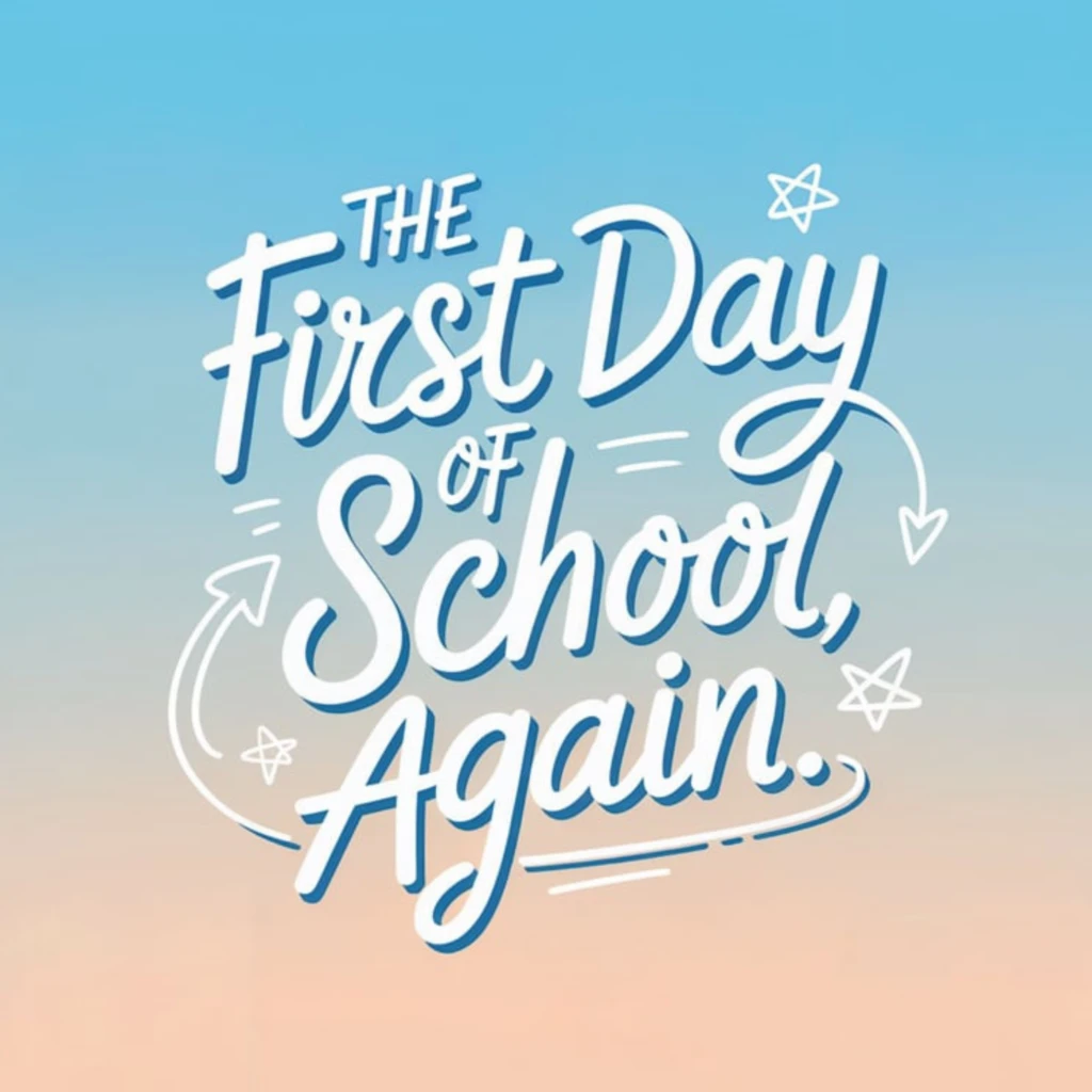 The First Day of School, Again Logo